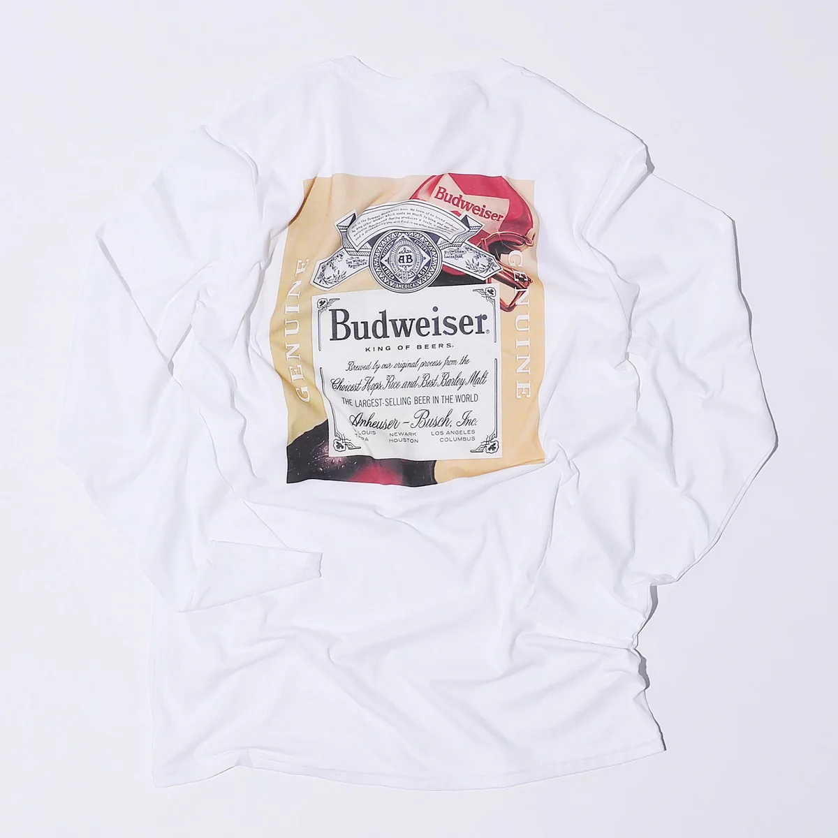 Budweiser Glory Days Long Sleeve T-Shirt - Image 4