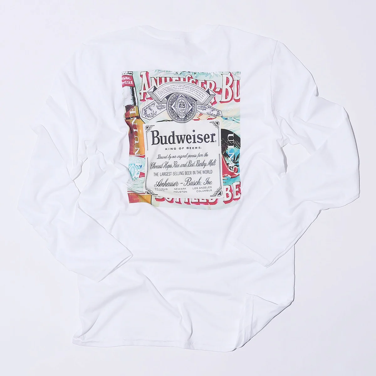 Budweiser Memory Lane Long Sleeve T-Shirt - Image 4