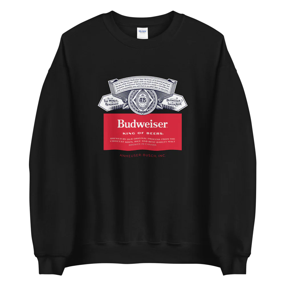 Budweiser Original Unisex Sweatshirt - Image 3