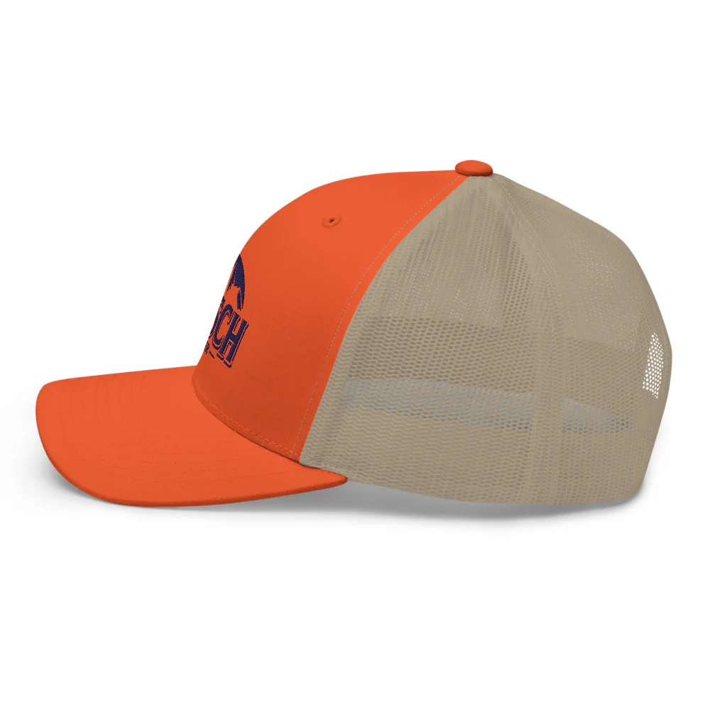 Busch Navy Embroidery Trucker Cap - Image 3
