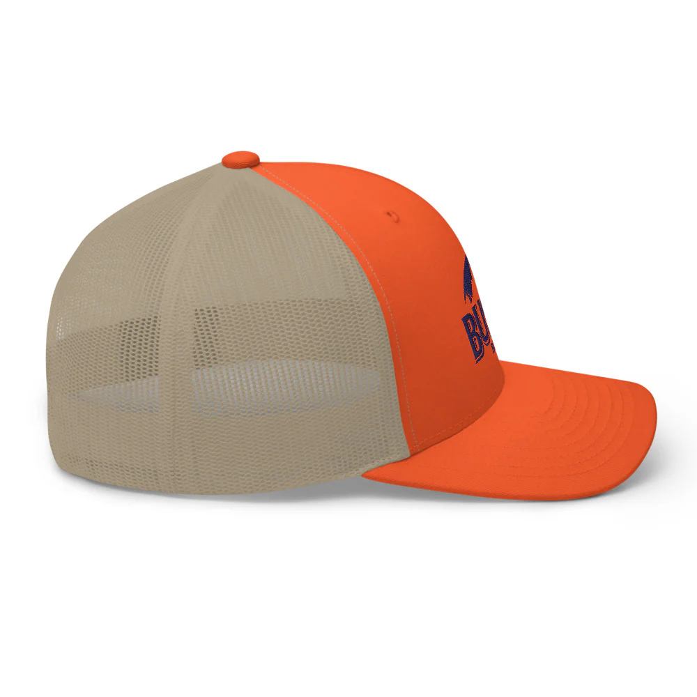 Busch Navy Embroidery Trucker Cap - Image 5