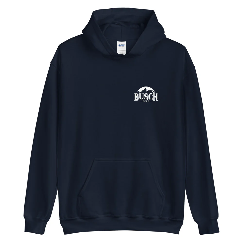 Busch Navy Hoodie with Back Logo - Image 4