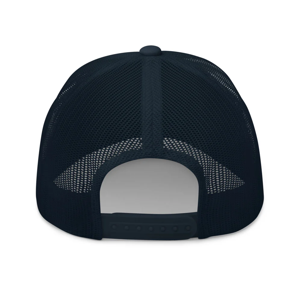 Busch Navy and Khaki Embroidered Trucker Cap - Image 3